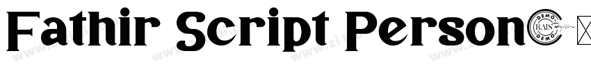 Fathir Script Person字体转换